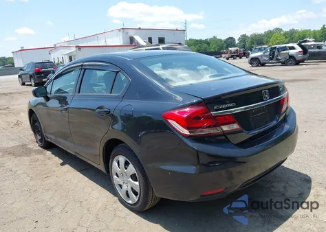 2014 Honda Civic Lx из США, поврежденный, VIN 19XFB2F51EE043327